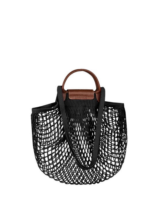 Longchamp Le pliage filet Schoudertas Zwart